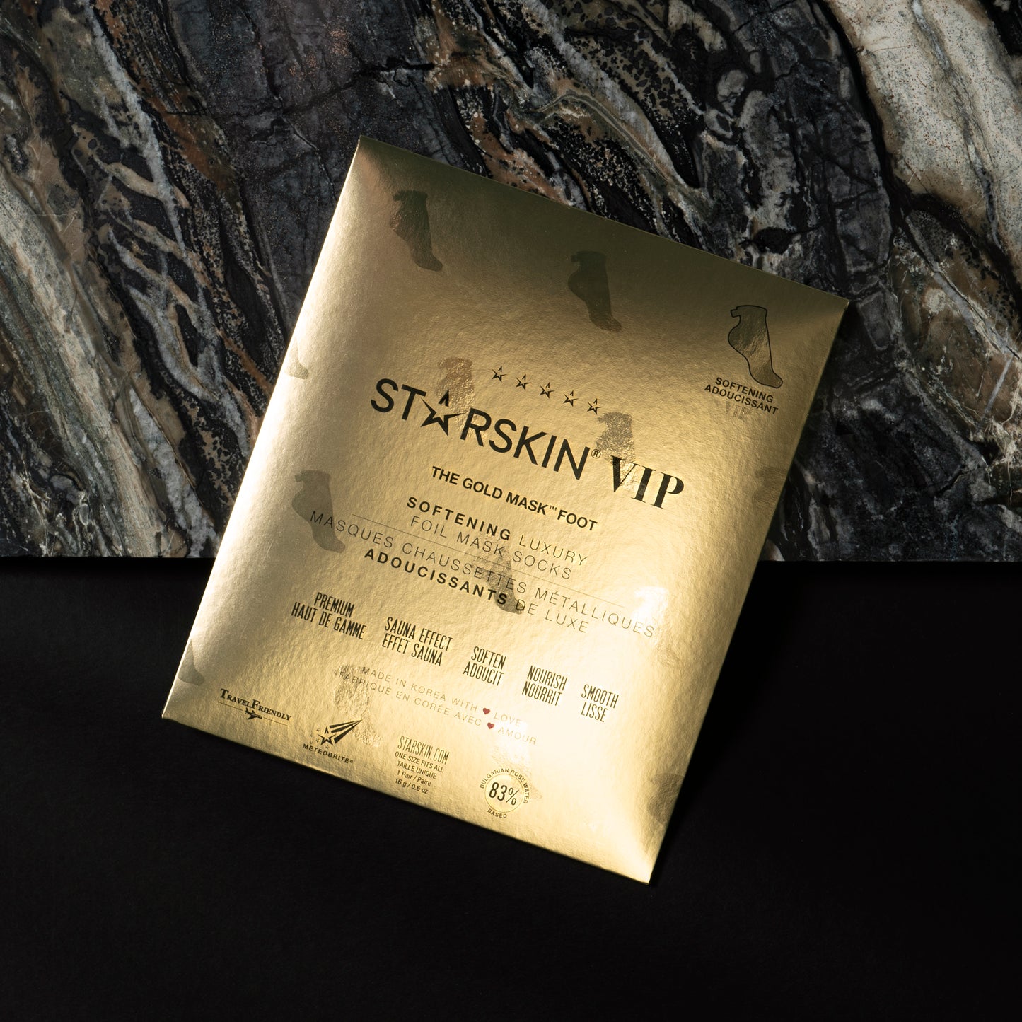 Maschera Piedi Gold StarSkin Vip